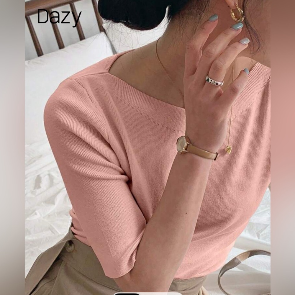 Dazy Women's Dusty Pink Blouse